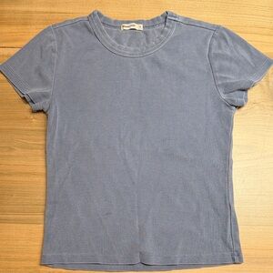 Lexi Rib Sun- In Crew Tee